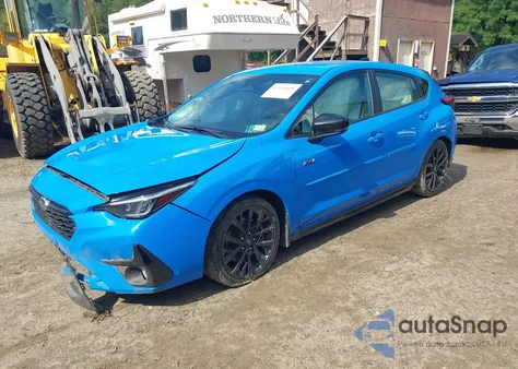 2024 Subaru Impreza Rs 5-Door из США, поврежденный, VIN JF1GUHHC3R8267573